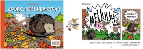 Illustration Cours petit hérisson BD